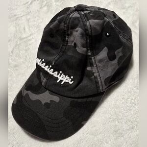 State Of Mine Hat Mississippi MS Cap Womens Ladies Wear One Size Camo Camoflauge